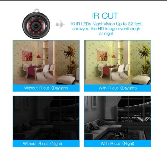 960P Wireless home monitoring mini IP camera